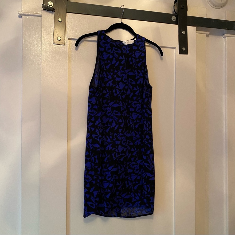 Blue Sleeveless ALC Dress
